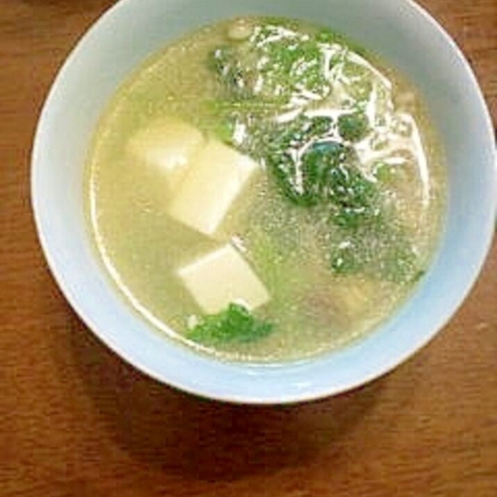 豆腐入り中華スープ